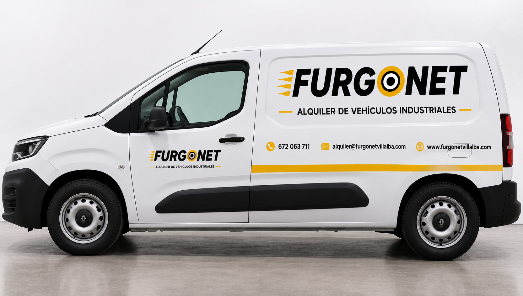 Renault Berlingo/Kangoo vinilada FURGONET · alquiler Comercial 3 m³ en Collado Villalba, Madrid